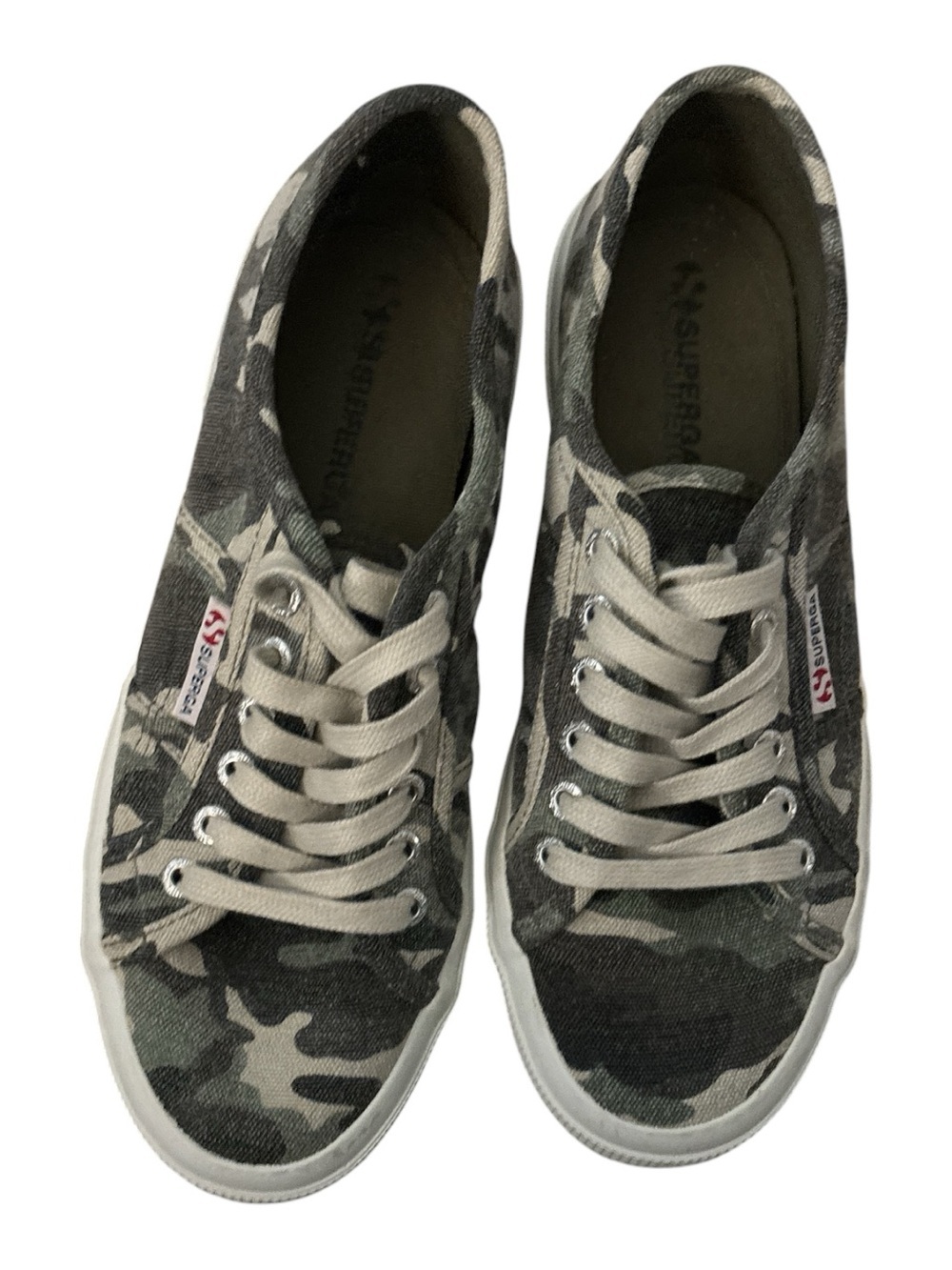Superga women's Camouflage Canvas Sneakers - size 9